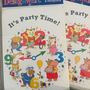 VINTAGE party invitations lot